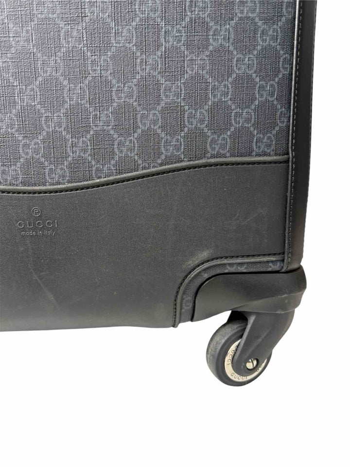 Gucci GG Supreme Carry On Rolling Suitcase Luggage