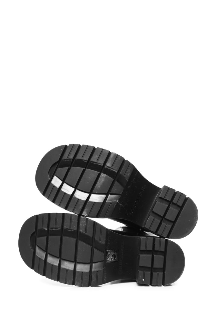 Bottega Veneta Size 37 Calfskin Pull-On Military Knee Boots