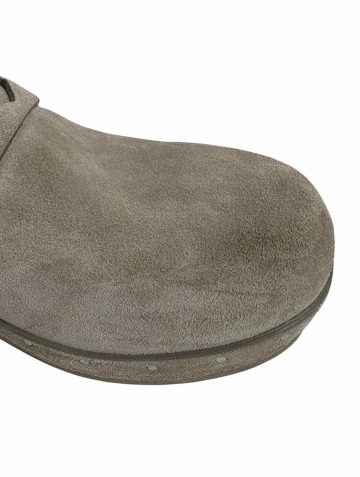 Brunello Cucinelli Size 38 Suede Studded Mules & Clogs