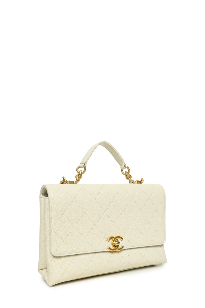 Chanel 2019 Caviar Quilted Medium Chic Affinity Flap Bag