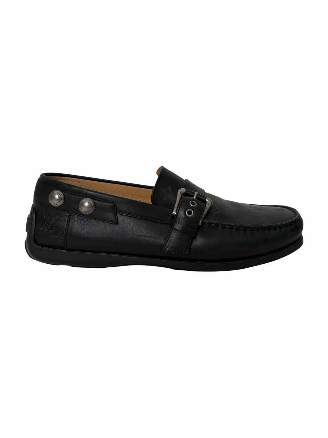 Louis Vuitton Monogram Leather Size 6.5 Loafers