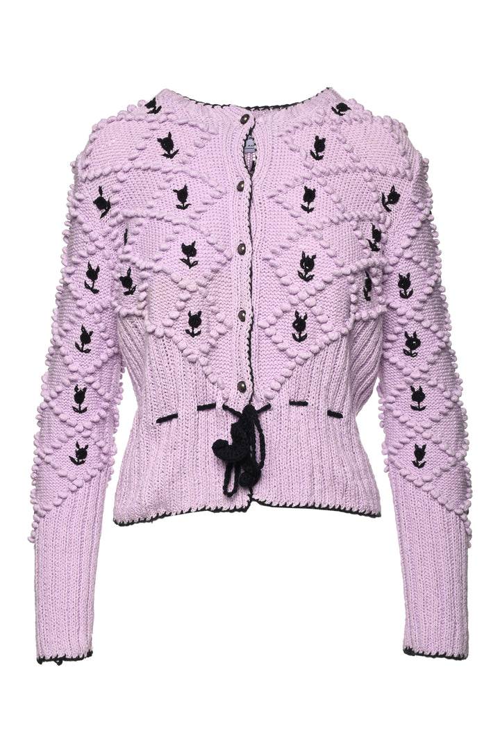 Michaela Buerger Size M Karla Floral Embroidered Cardigan