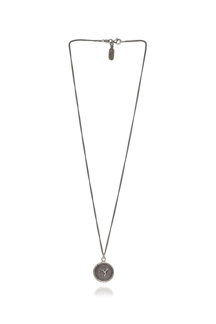 Pyrrha Hummingbird Pendant Necklace