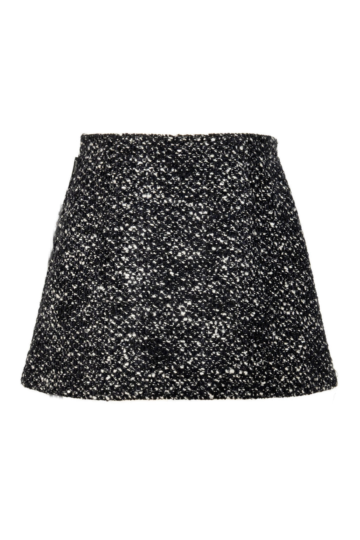 Moncler Size 44 Tweed Mini Skirt