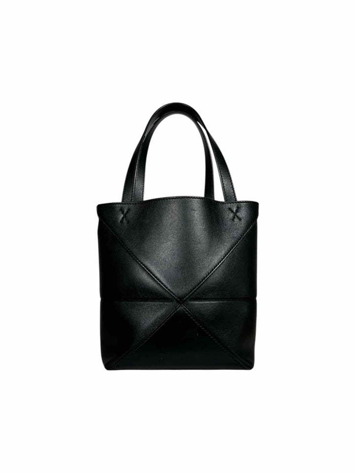 Loewe Mini Puzzle Fold Leather Tote Bag