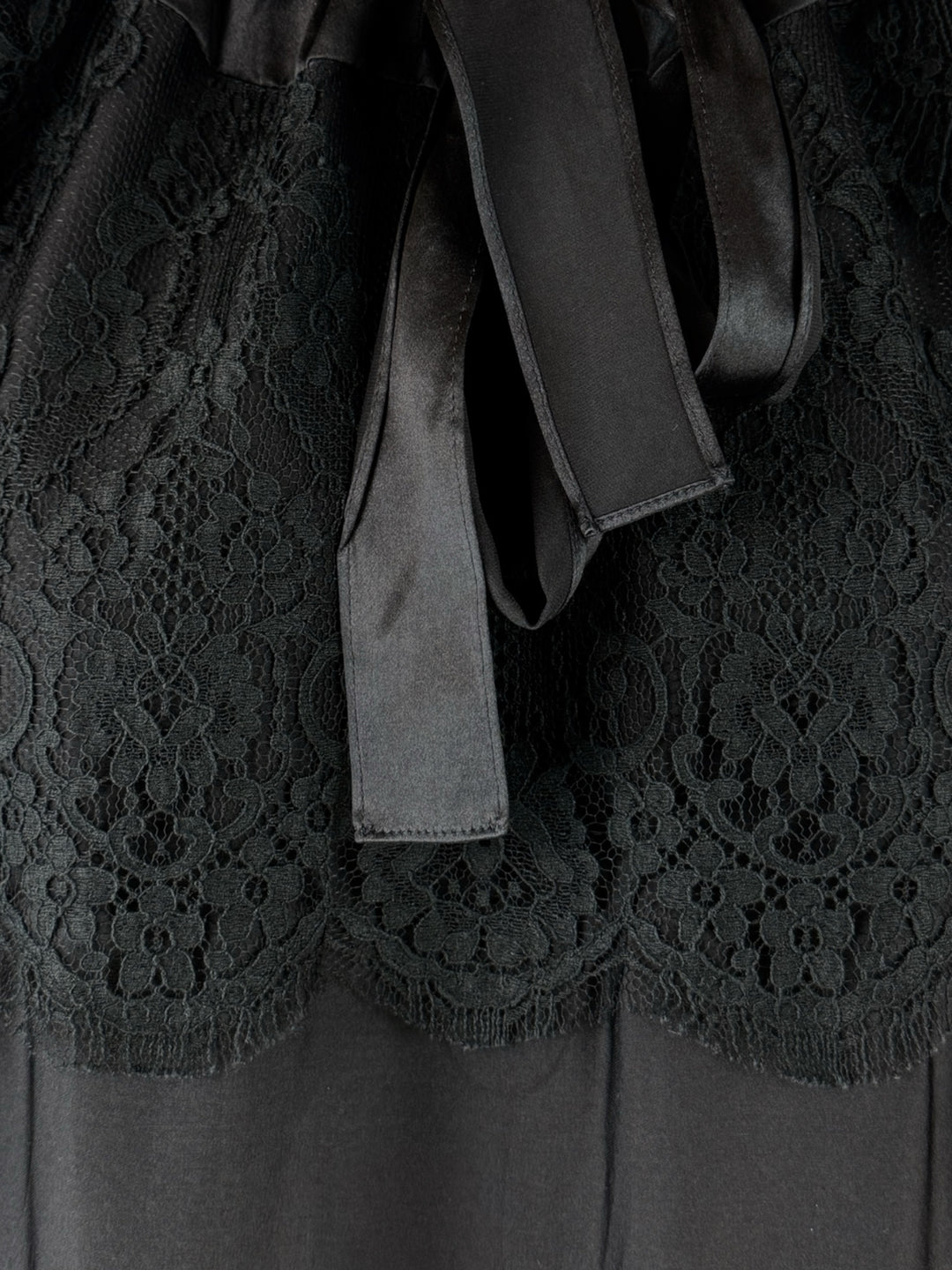 Prada Size 40 2011 Lace & Silk Top