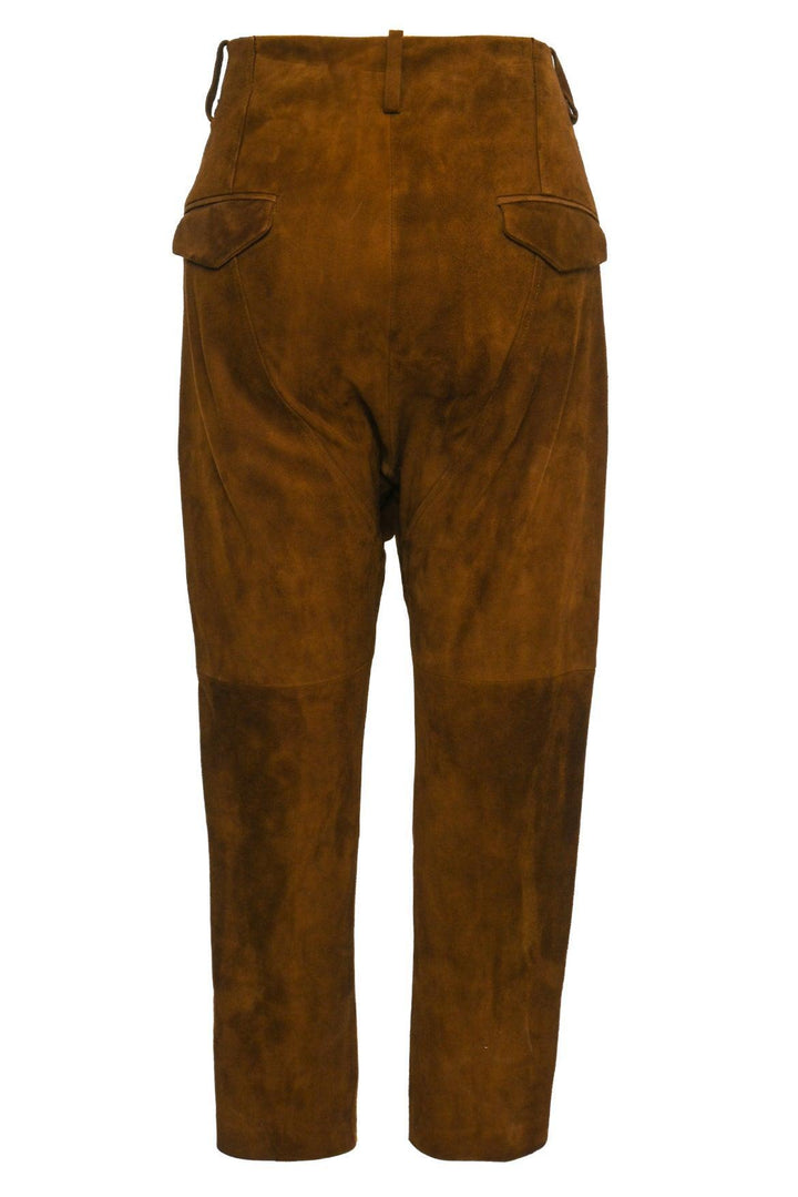 Nili Lotan Size 0 Suede Goat Leather Skinny Pants