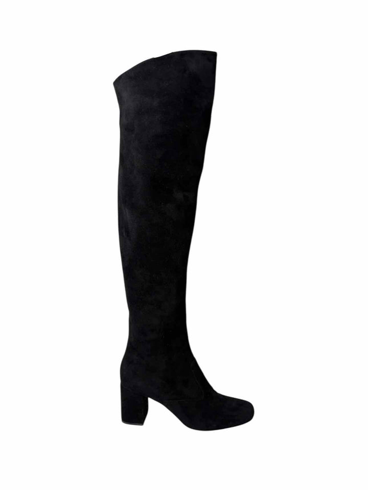 Saint Laurent Size 38 Suede Over the Knee Boots