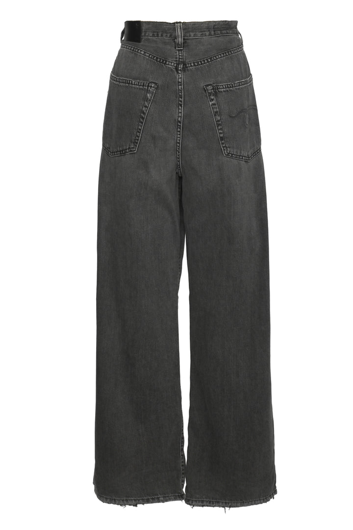 R13 Size 27 Damon Pleated Wide Leg Jeans