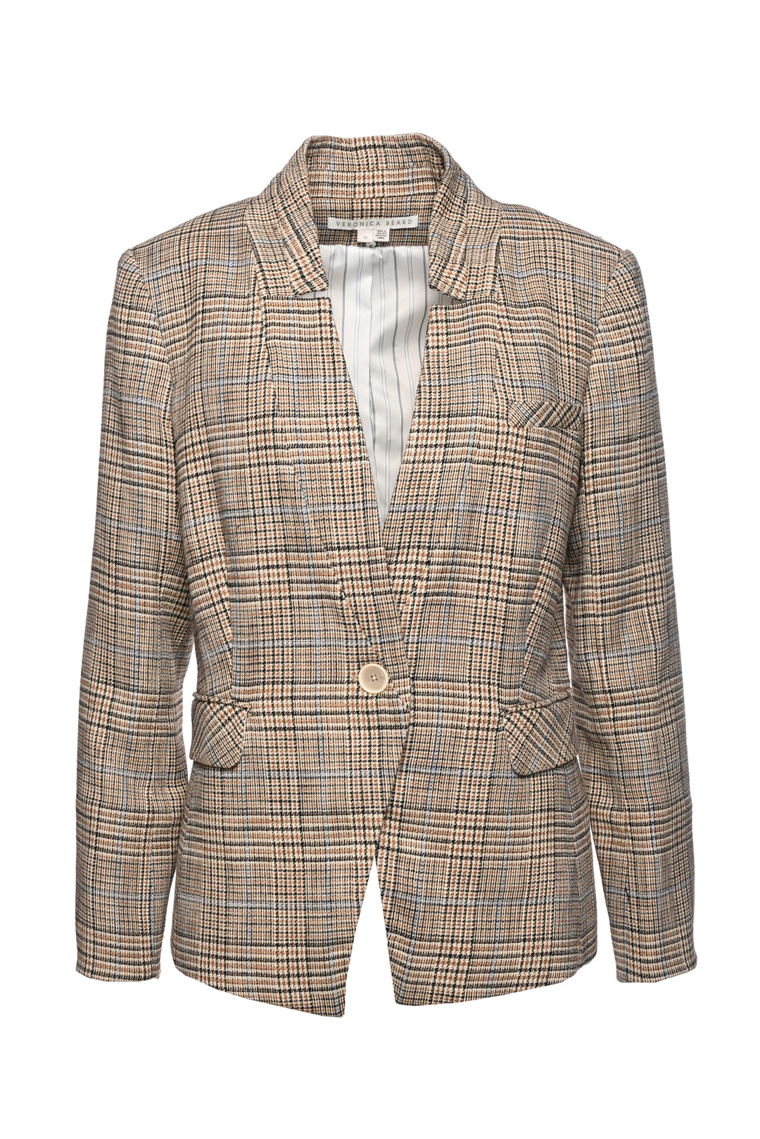 Veronica Beard Size 10 Plaid Dickey Blazer