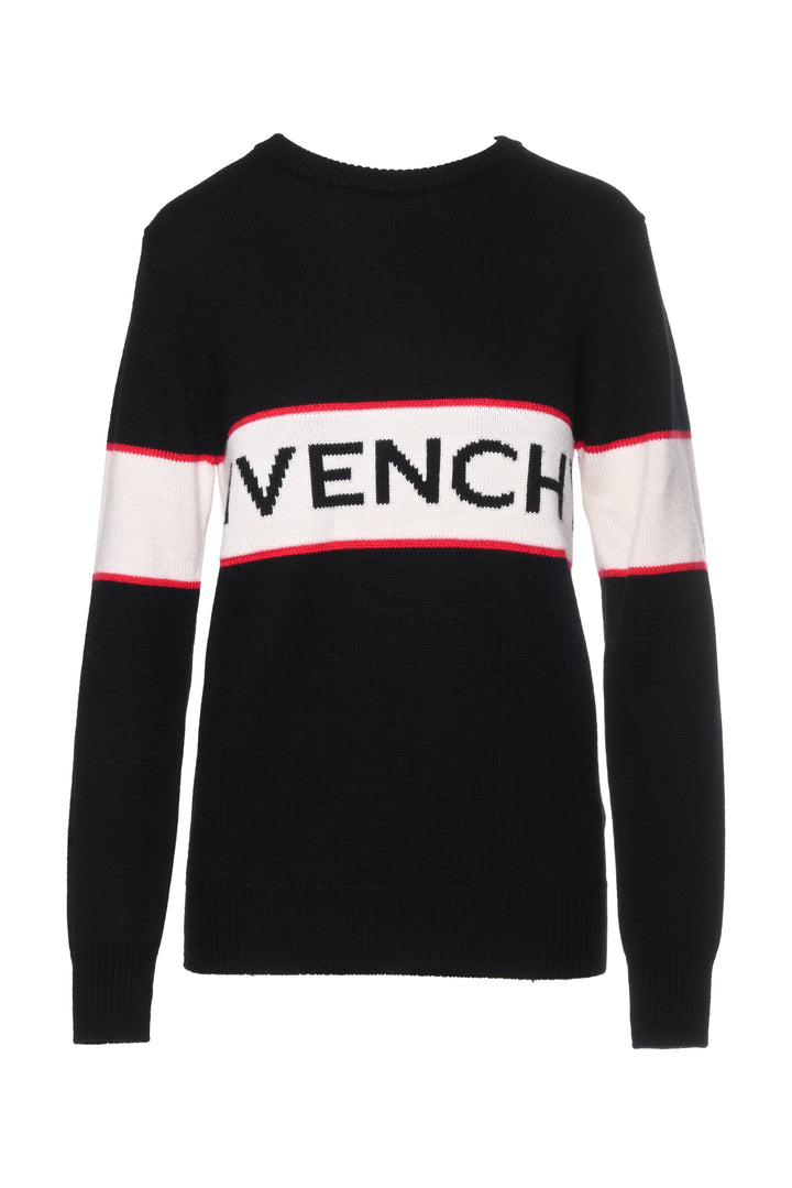 Givenchy Size XS Logo Wool Knit Sweater