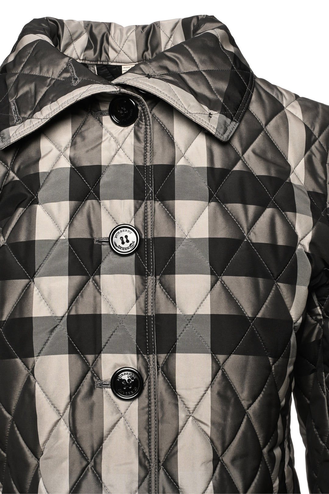 Burberry Size M Check Quilted Jacket