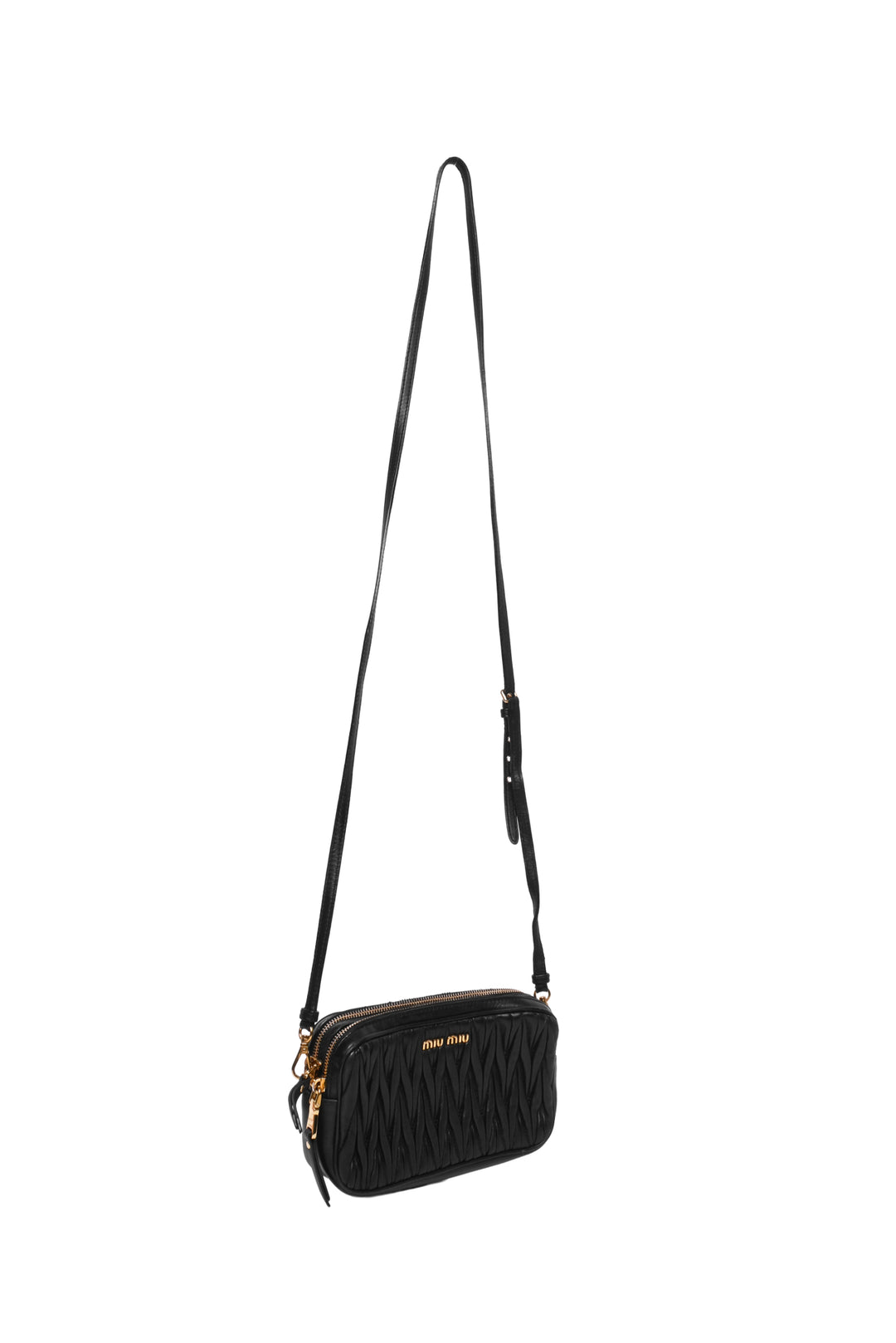 Miu Miu Nappa Matelasse Crossbody