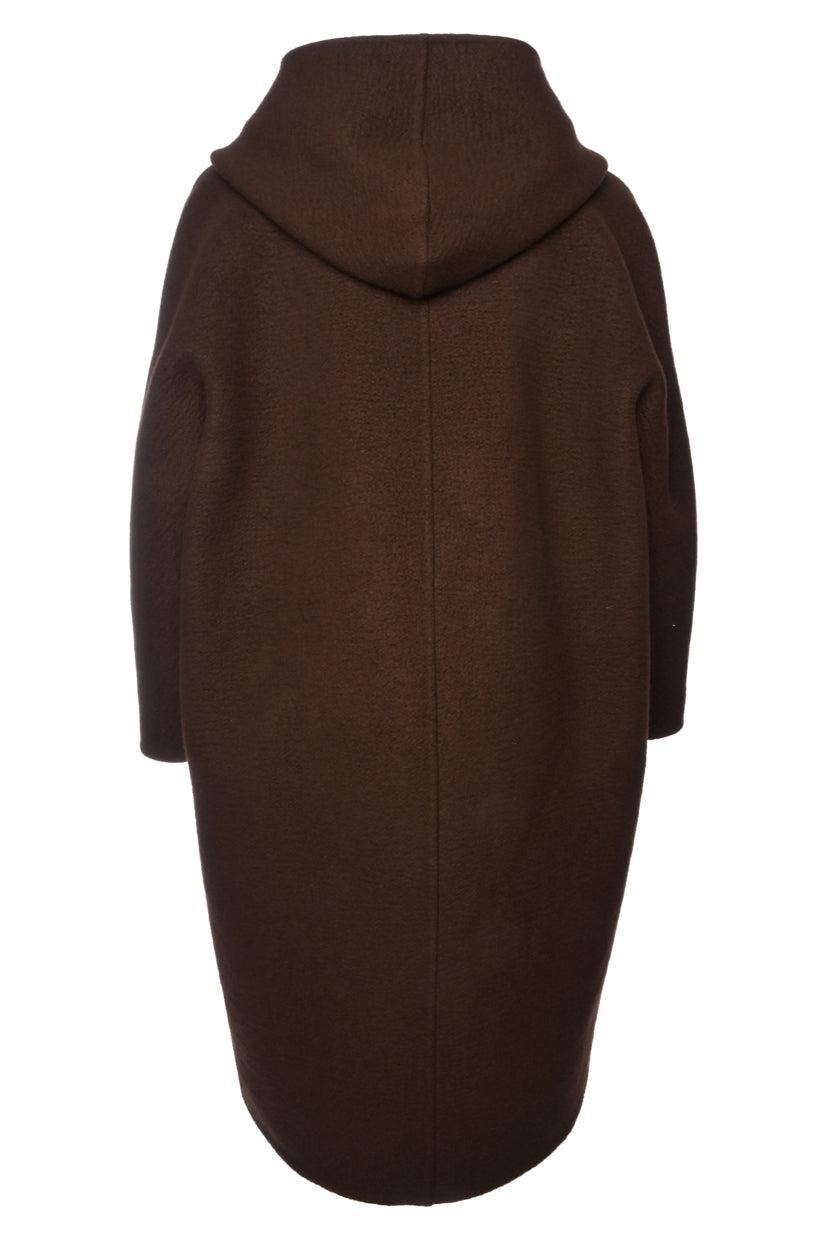 Max Mara Atelier Size 4 2021 Sierra Cashmere Hooded Coat