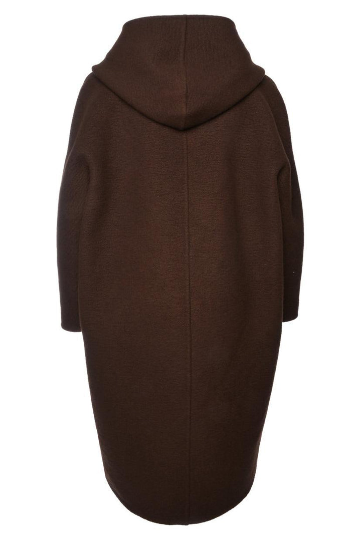 Max Mara Atelier Size 4 2021 Sierra Cashmere Hooded Coat