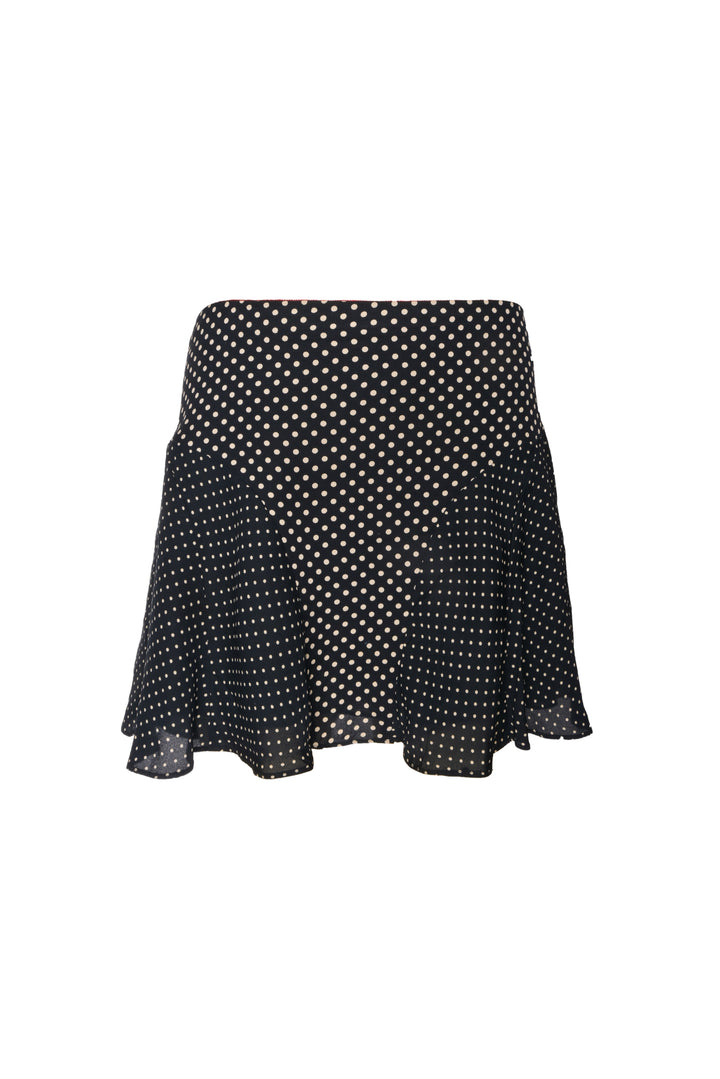 Joseph Size 4 Polkadot Silk Mini Skirt