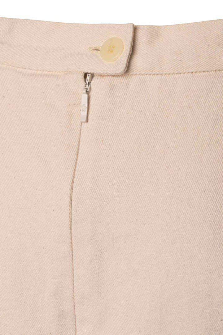 Moncler Size 6 Denim Midi Skirt