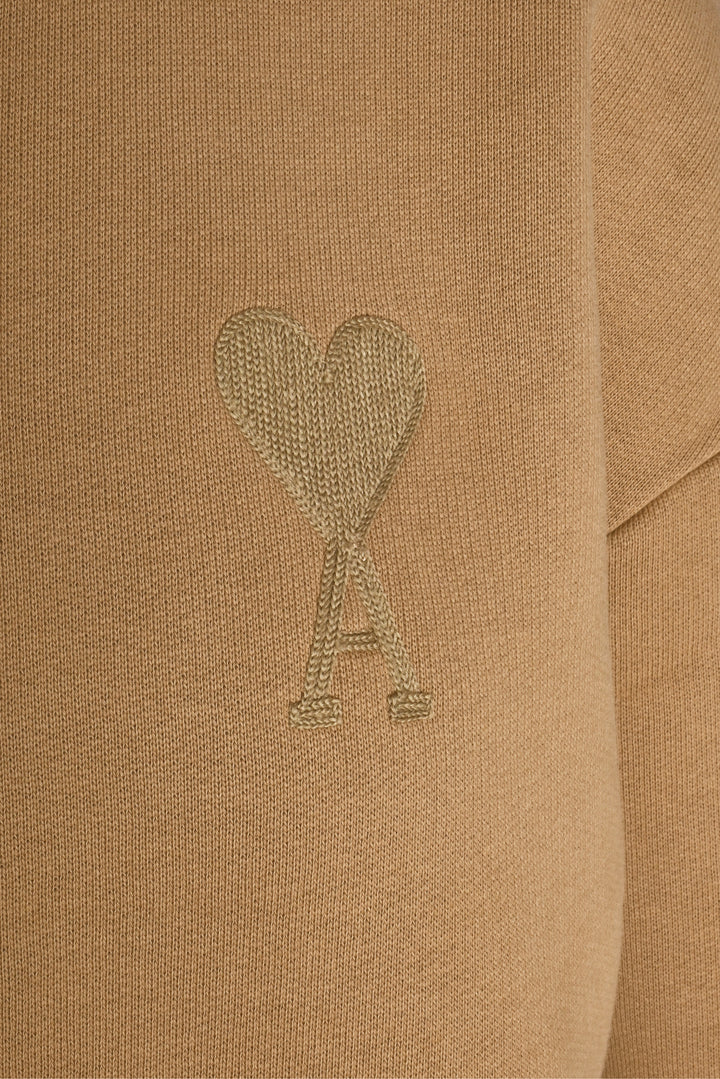 Ami Size S Ami De CÅ“ur Heavyweight Embroidered Logo Sweatshirt