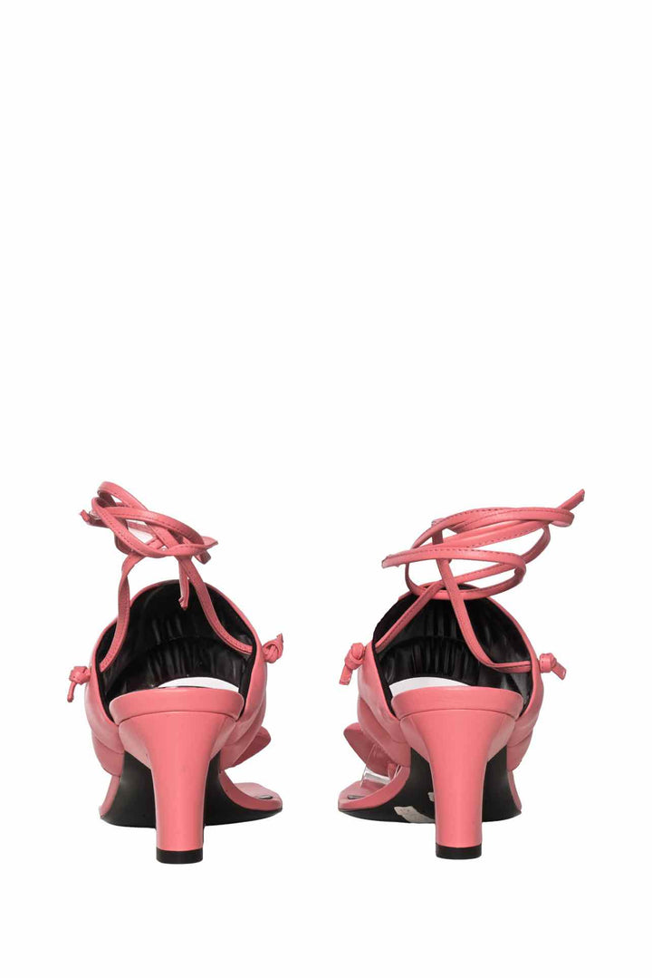 Marni Size 37.5 Quilted Strappy Heeled Sandals