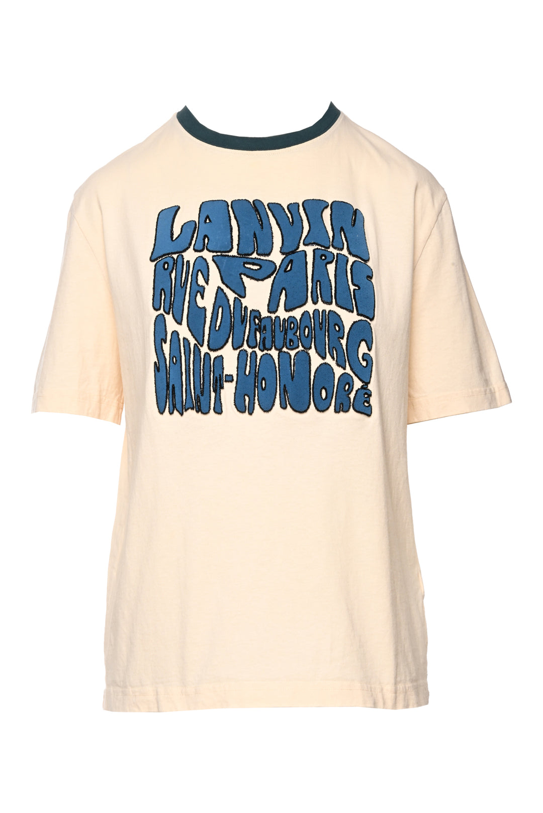 Lanvin Size M Wave Tufted T-Shirt