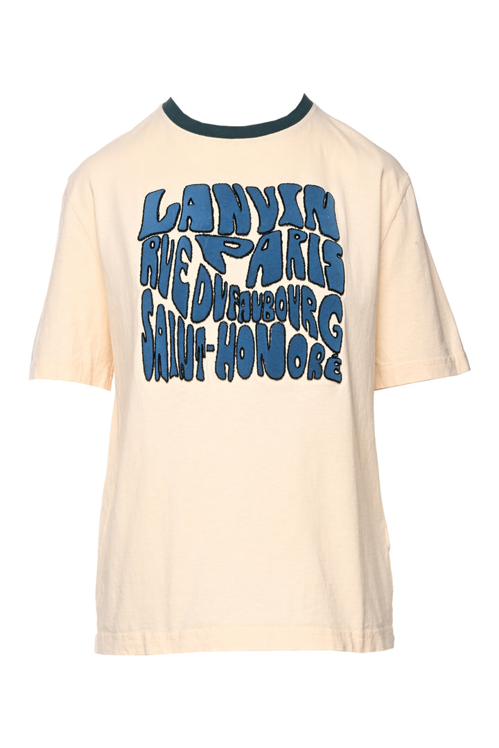 Lanvin Size M Wave Tufted T-Shirt