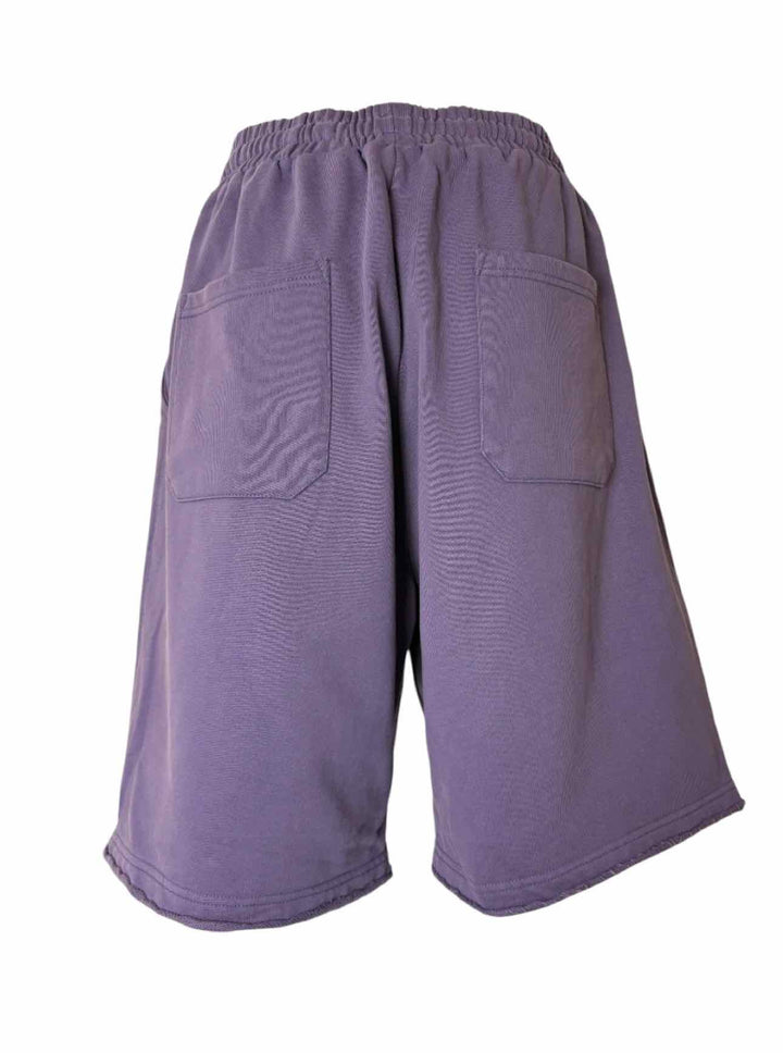 Jil Sander Size L Men's Distressed Cotton Drawstring Logo Shorts