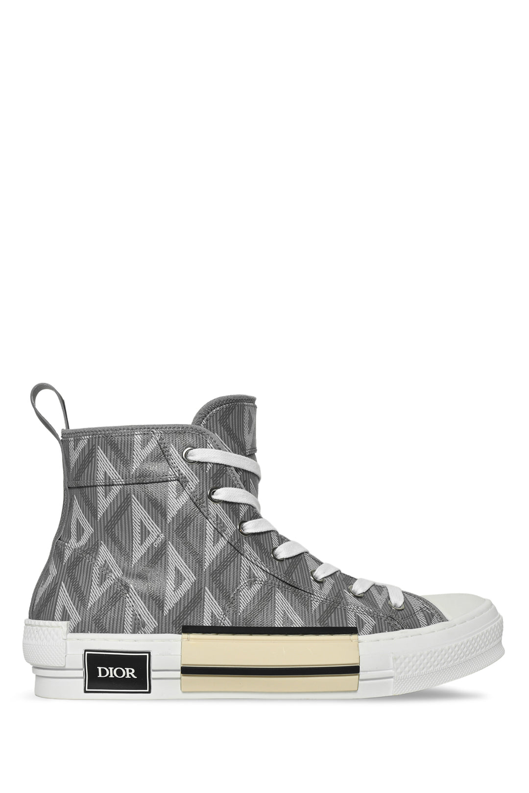 Mens Shoe Size 41 Christian Dior Men's B23 High Top CD Diamond Canvas Sneakers