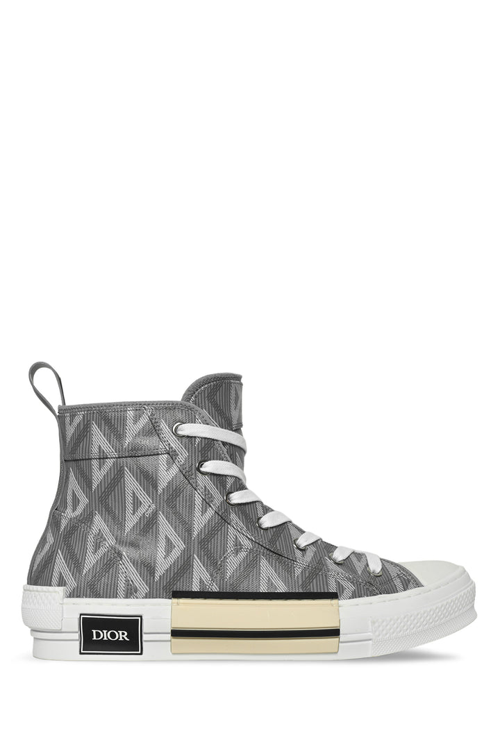 Mens Shoe Size 41 Christian Dior Men's B23 High Top CD Diamond Canvas Sneakers