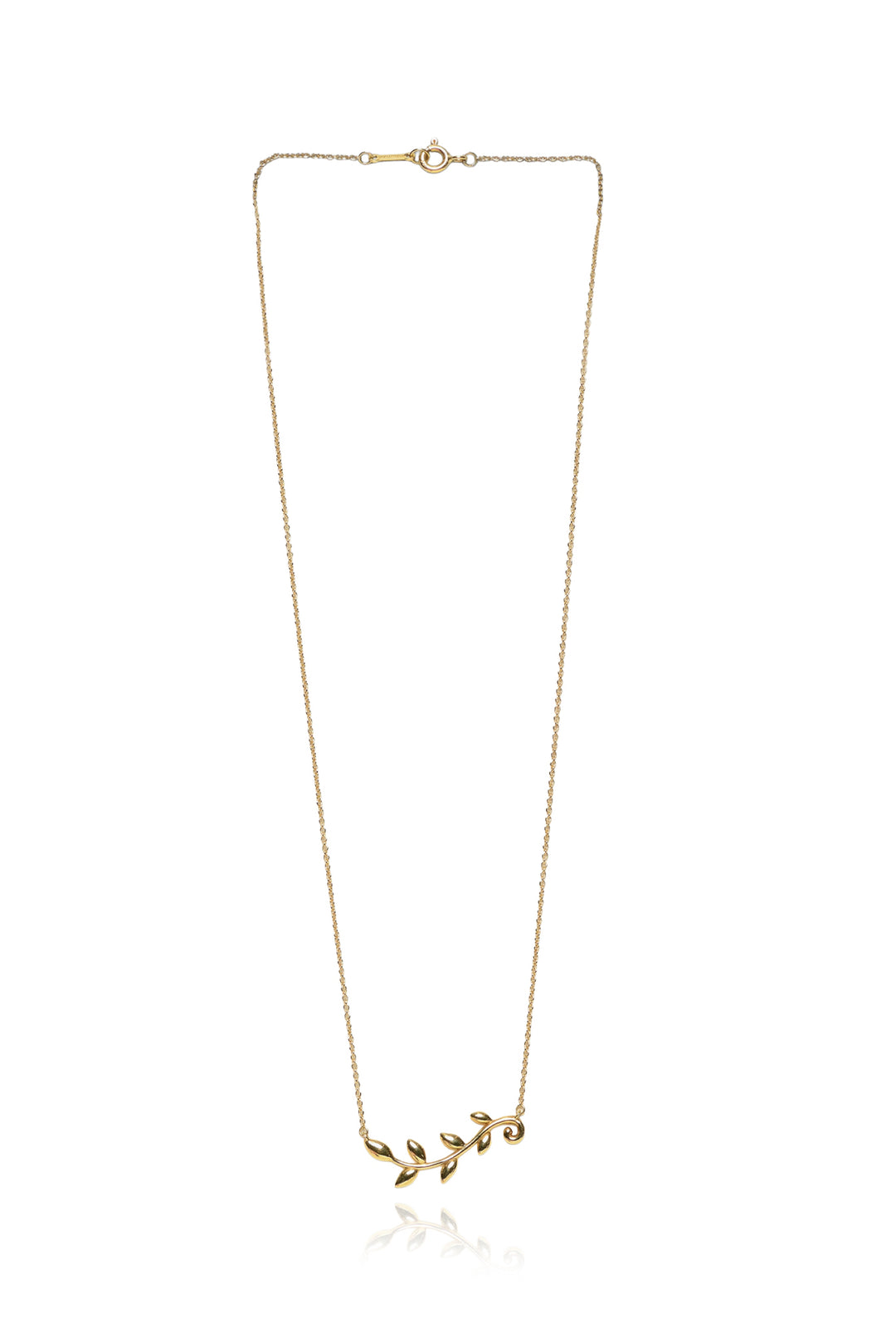 Tiffany & Co Paloma Picasso Olive Branch Pendant Necklace