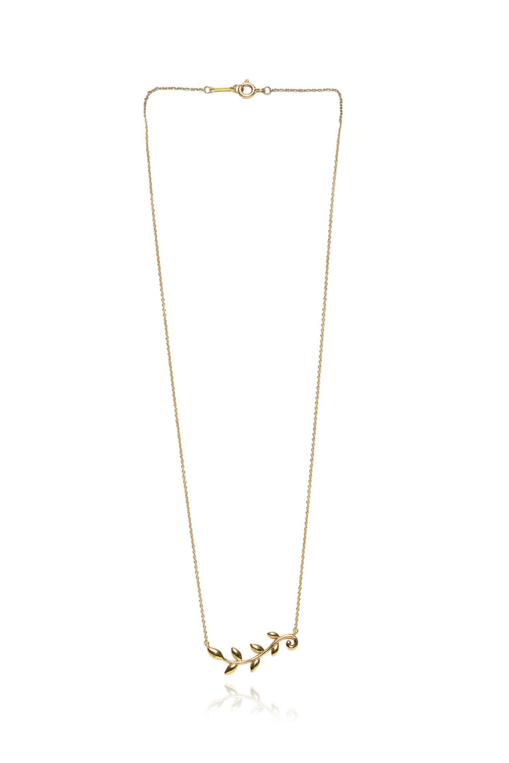 Tiffany & Co Paloma Picasso Olive Branch Pendant Necklace