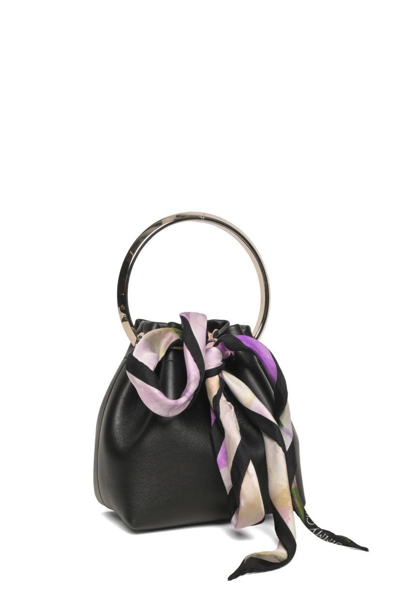 Jimmy Choo Bon Bon Shiny Calf Leather Mini Bag Clutch