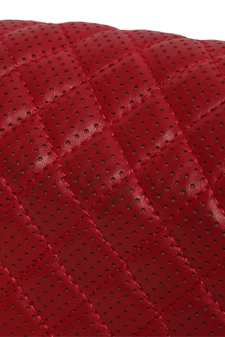 Chanel 2014 Perforated Leather Medium Boy Shoulder Bag
