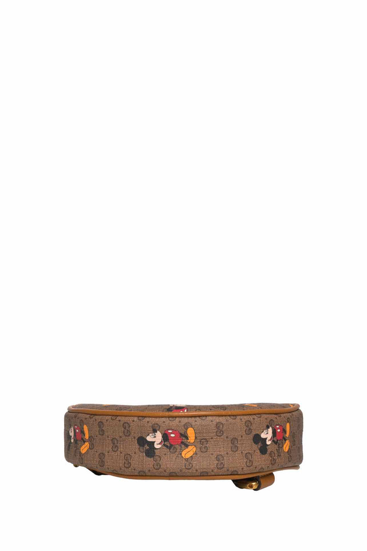 Gucci x Disney Mini Vintage GG Supreme Monogram Mickey Mouse Round BackPack