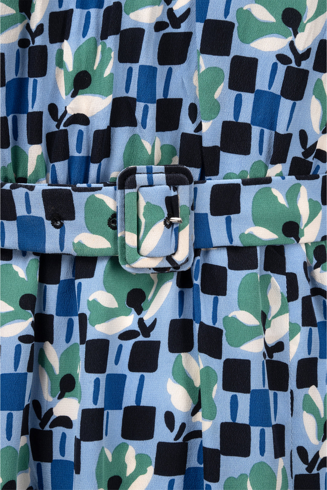 Prada Size 42 2016 Midi Floral Pattern Silk Dress