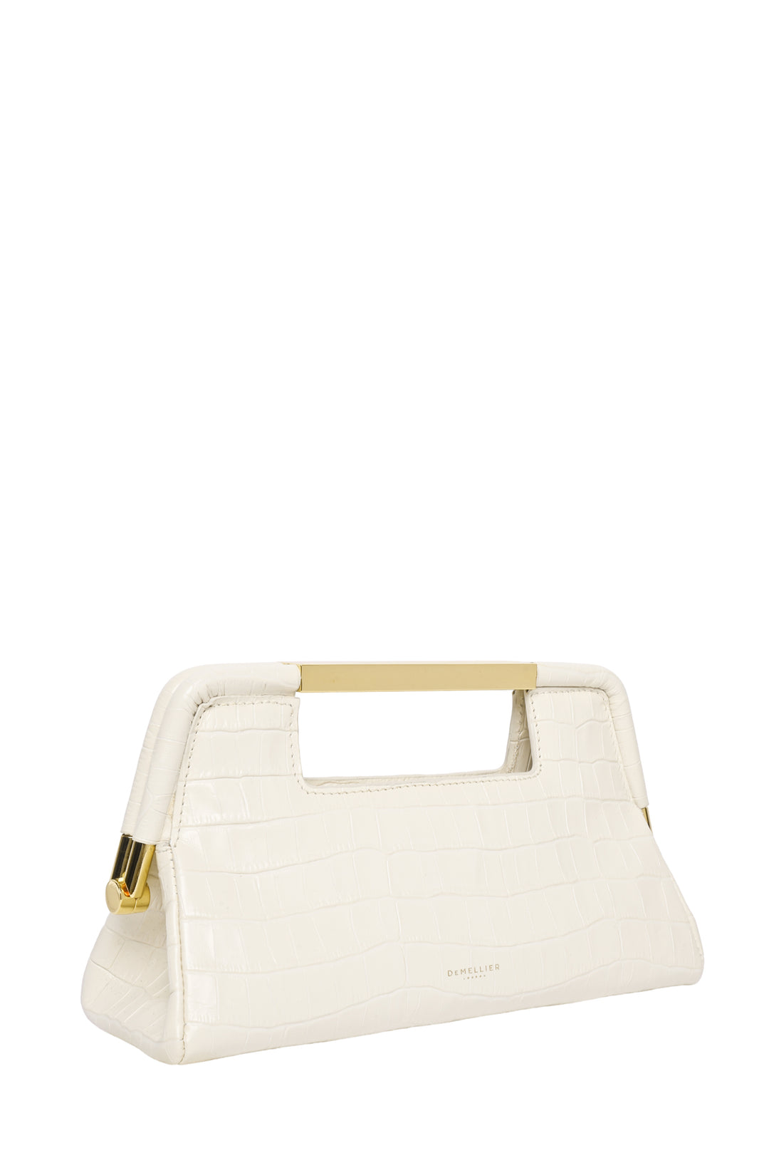 Demellier London Croc Embossed Mini Seville Clutch