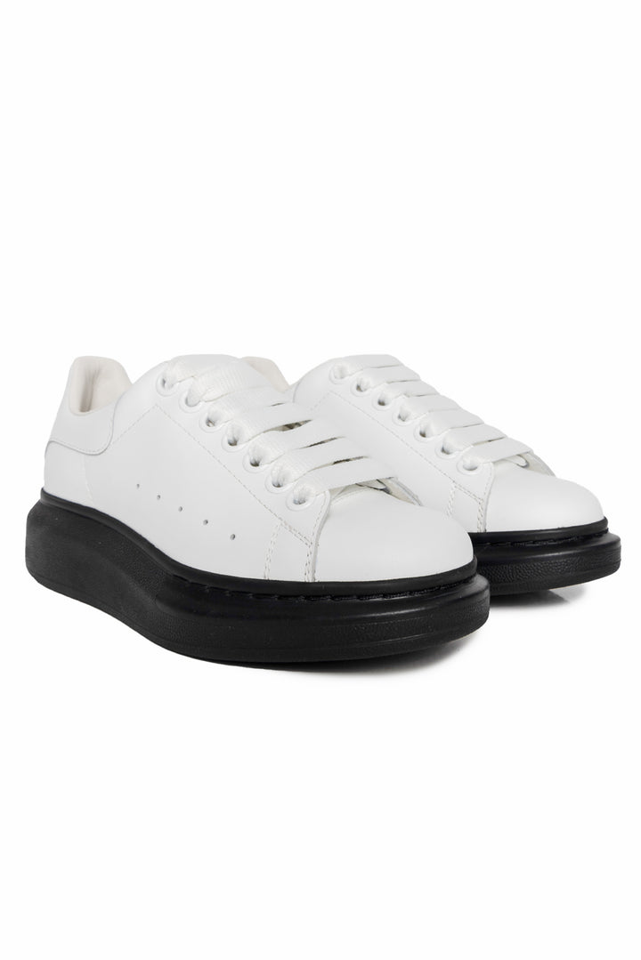 Alexander Mcqueen Size 34.5 Oversized Leather Sneaker