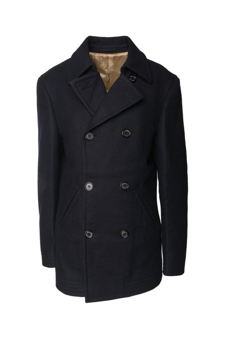 Brunello Cucinelli Size 48 Men's Double Breasted Wool Coat