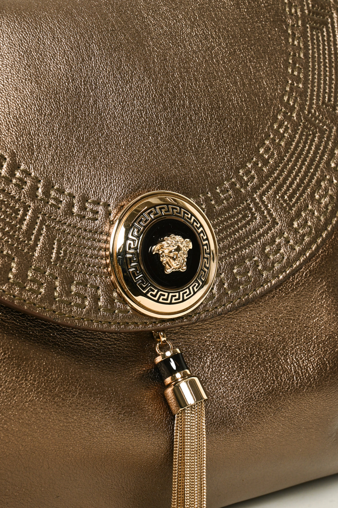 Gianni Versace Altea Medusa Flap Shoulder Bag