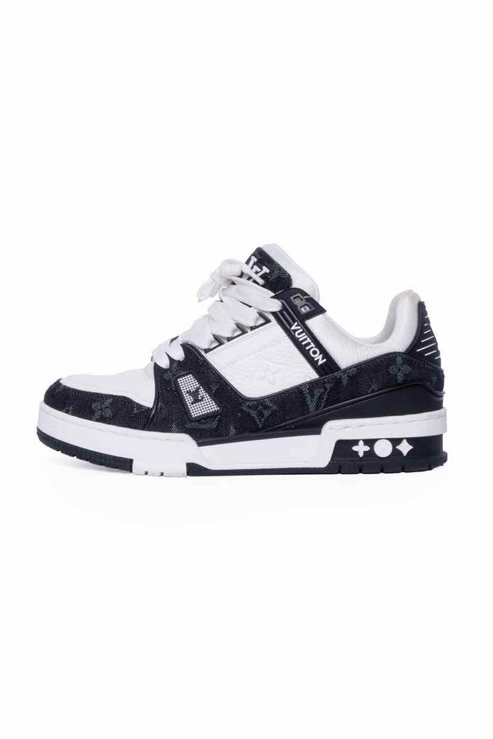 Louis Vuitton Size 37 Low Denim Noir Trainer