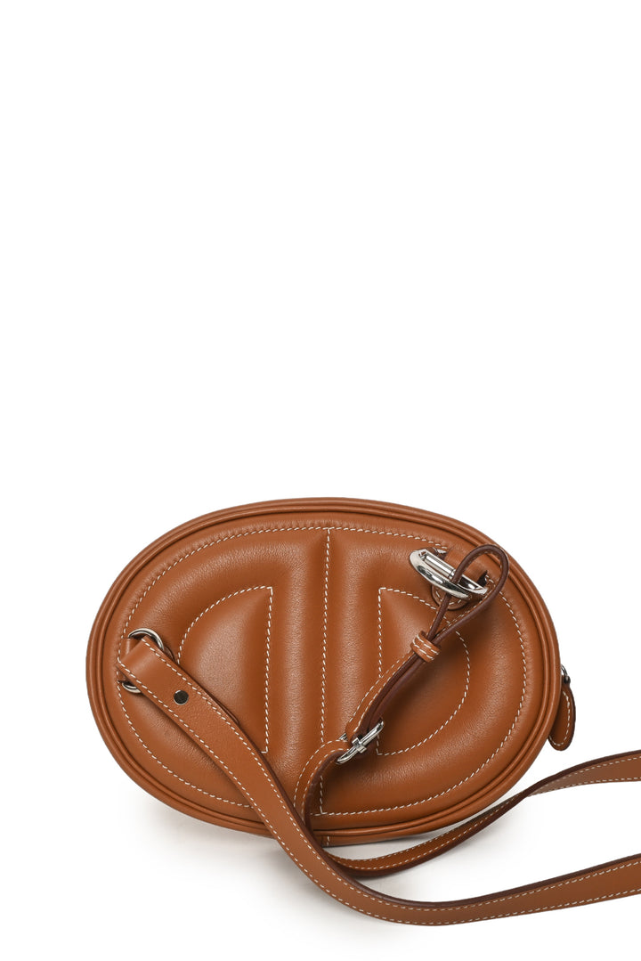 Hermes 2020 'Gold' Brown Swift Leather In-The-Loop Belt Bag