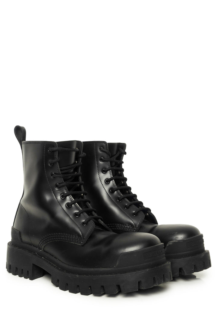 Balenciaga Size 37 Strike Lace-Up Boots