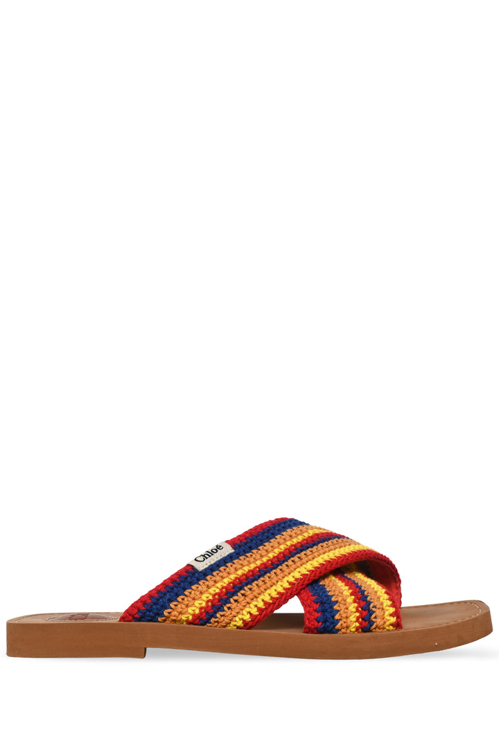 Chloe Size 40 Woody Crochet Sandal