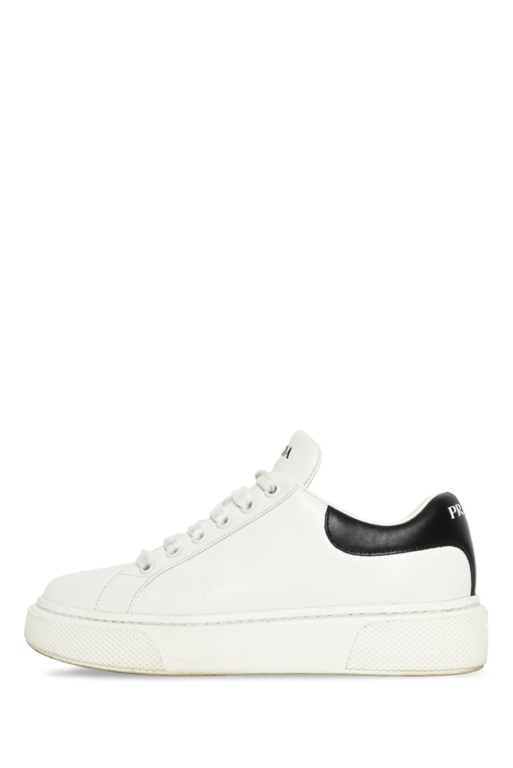 Prada Size 36 Logo Leather Sneaker