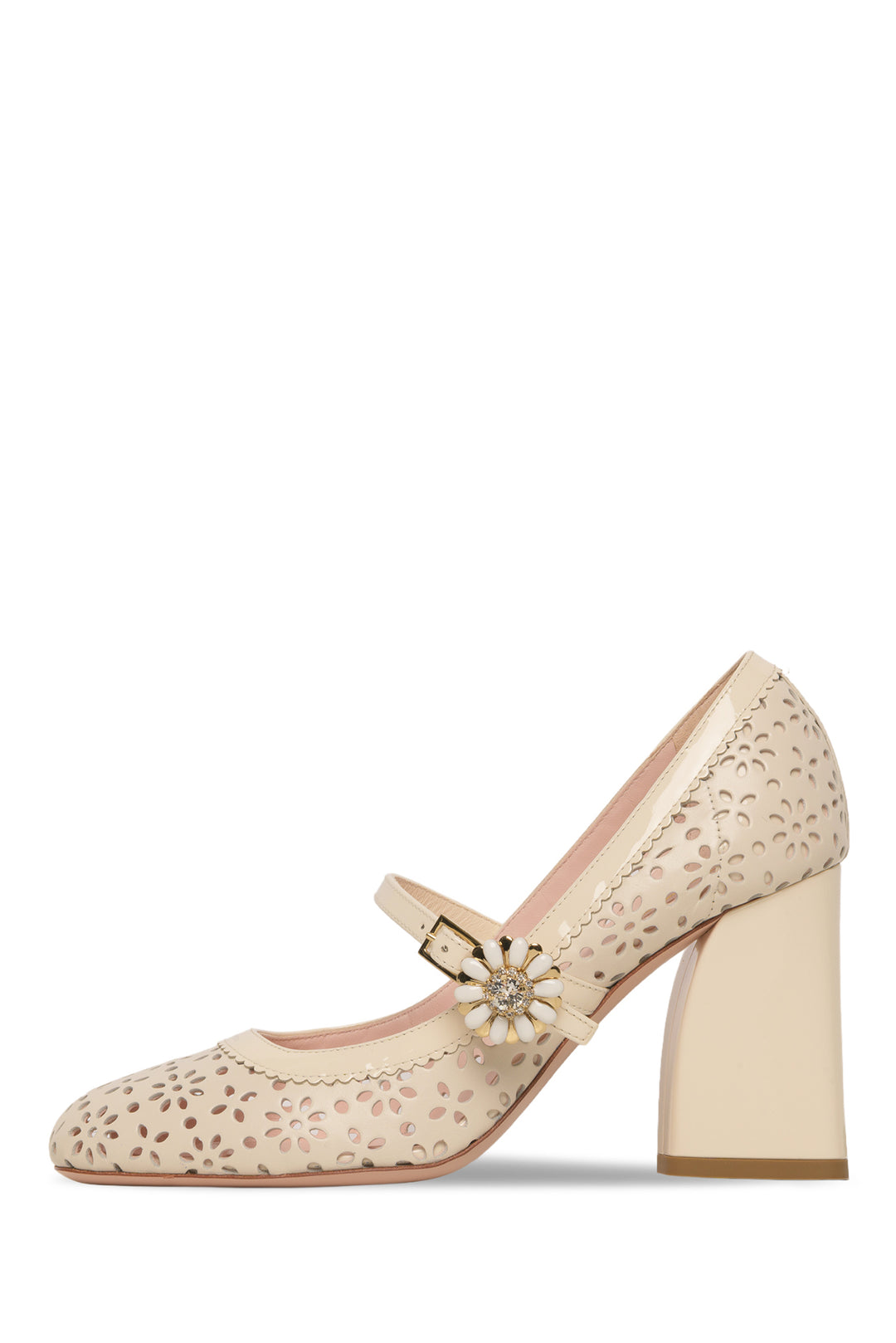 Roger Vivier Size 35.5 TrÃ¨s Vivier Leather Mary Jane Pumps