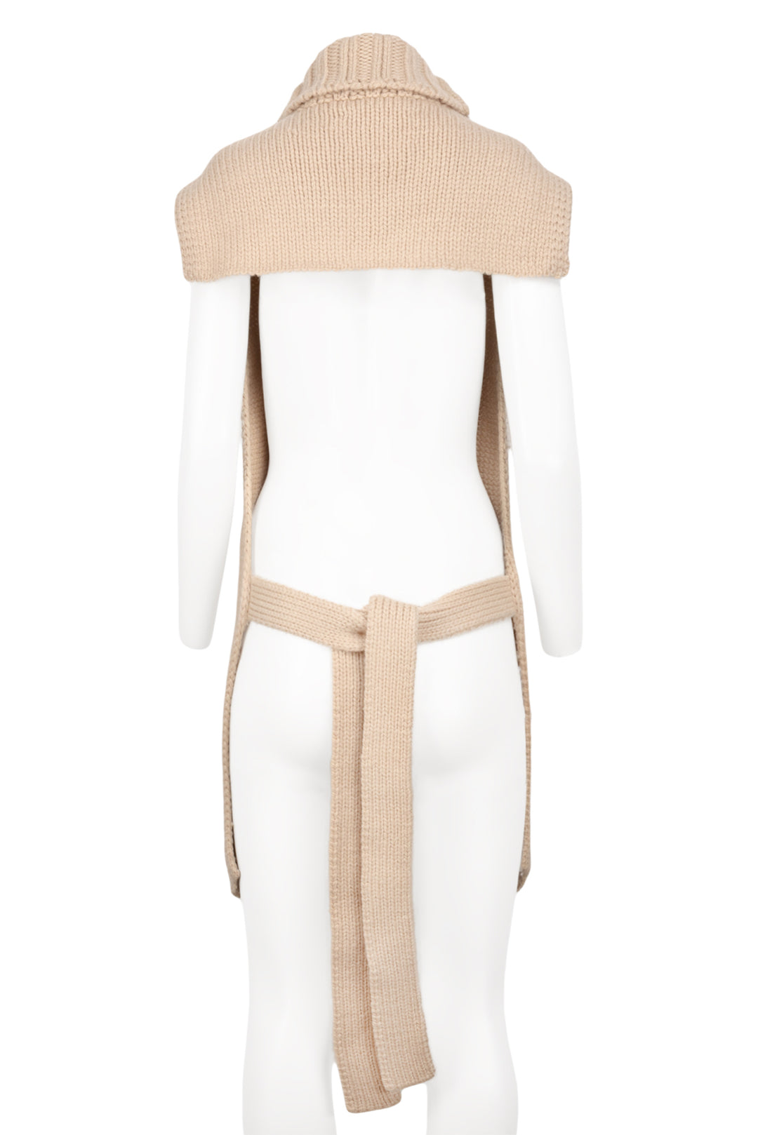 Jil Sander Size OS Turtleneck Open Back Vest
