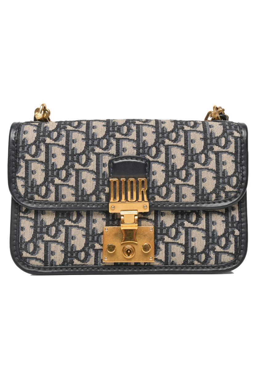 Dior 2018 Oblique DiorAddict Wallet On Chain Shoulder Bag