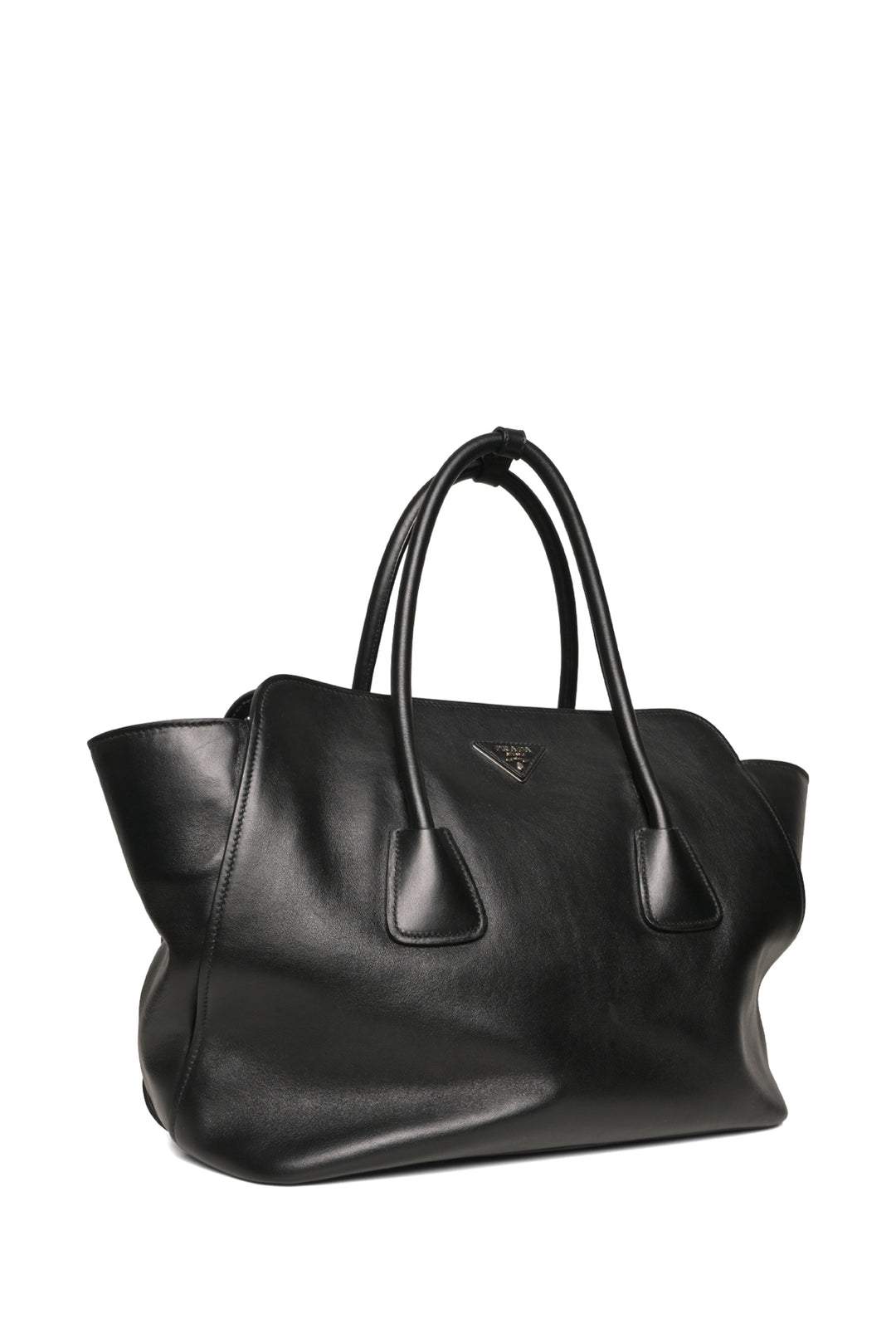 Prada Vitello Inside-Stud Soft East/West Tote