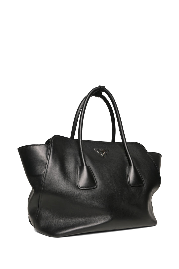 Prada Vitello Inside-Stud Soft East/West Tote