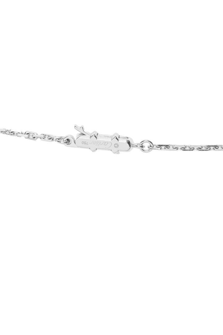 Cartier 18K White Gold Santos Love Diamond Drop Necklace