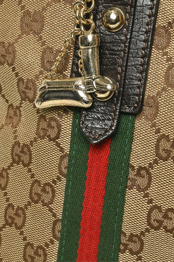 Gucci Vintage GG Web Small Jolicoeur Tote